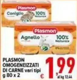 Iper Triscount Plasmon omogeneizzati di carne vari tipi offerta