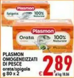 Iper Triscount Plasmon omogeneizzati di pesce orata/spigola offerta