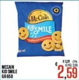 Supermercati EffePiù McCain Kid Smile offerta