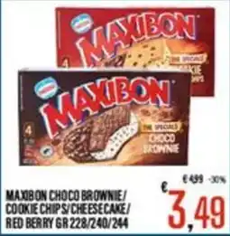 Supermercati EffePiù Maxibon Choco Brownie offerta