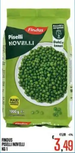 Supermercati EffePiù Findus Piselli Novelli offerta