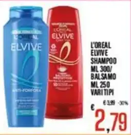 Supermercati EffePiù L'Oréal Elvive shampoo offerta