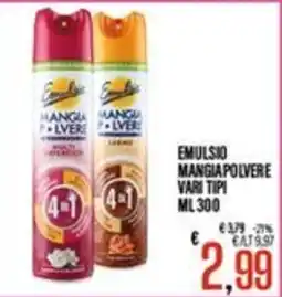 Supermercati EffePiù Emulsio mangiapolvere vari tipi offerta