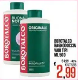 Supermercati EffePiù Borotalco Bagnodoccia Vari Tipi offerta