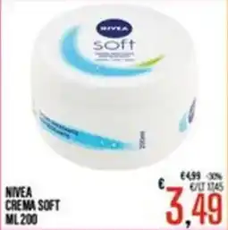 Supermercati EffePiù Nivea crema soft offerta