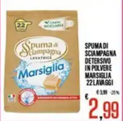 Supermercati EffePiù Spuma di sciampagna lavatrice Marsiglia offerta