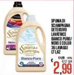 Supermercati EffePiù Spuma di Sciampagna detergente lavatrice Bianco Puro offerta
