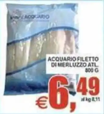 Acquario filetto di merluzzo atl