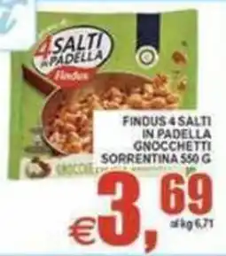Pewex Findus 4 Salti in Padella Gnocchetti Sorrentina offerta