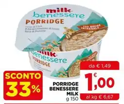 Gran mercato Porridge benessere milk offerta