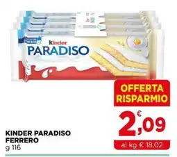 Gran mercato Kinder Paradiso Ferrero offerta