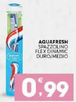 Sisa Aquafresh spazzolino flex dinamic duro/medio offerta