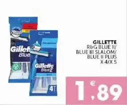 Sisa Gillette Blue II offerta