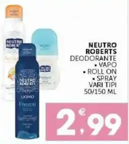 Sisa Neutro Roberts deodorante offerta