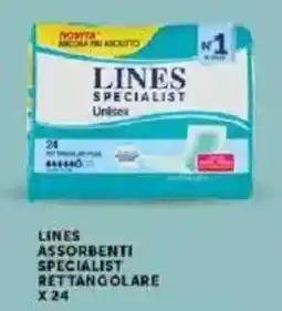 Sisa Lines assorbenti specialist rettangolare offerta