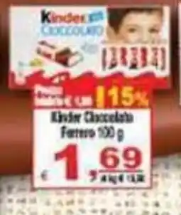 CTS Supermercati Kinder Choccolato Ferrero offerta