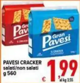 Iper Triscount Pavesi cracker offerta