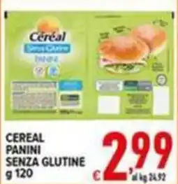 Iper Triscount Cereal panini senza glutine offerta