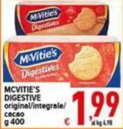 Iper Triscount McVitie's Digestive offerta