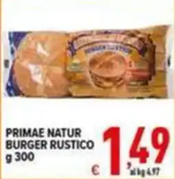 Iper Triscount Prima Natur burger rustico offerta