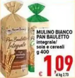 Iper Triscount Mulino Bianco Pan Bauletto integrale offerta