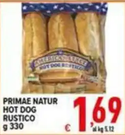 Iper Triscount Primae natur hot dog rustico offerta