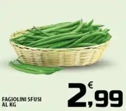 SpesaPiù Supermercati Fagiolini sfusi offerta