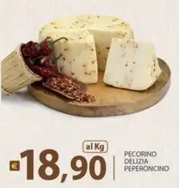 Supermercati Bruscoli Pecorino Delizia Peperoncino offerta