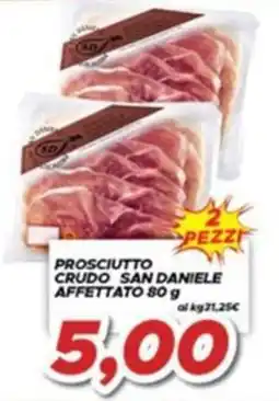 MA Supermercati Prosciutto crudo San Daniele affettato offerta