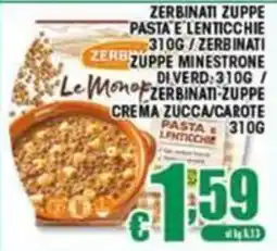 Sacoph Le Monop Zerbinati Zuppe offerta