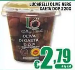 Sacoph Lucarelli olive nere gaeta dop offerta