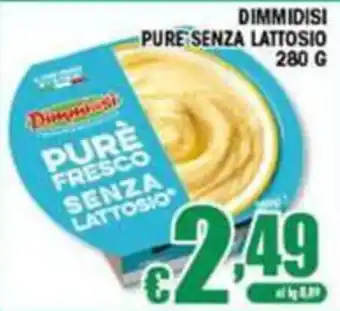 Dimmidisi pure fresco senza lattosio