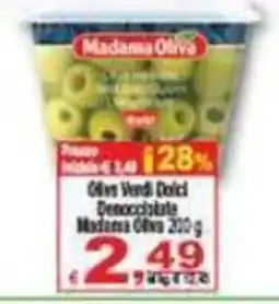 CTS Supermercati Olive Verdi Dolci Denocciolate Madama Oliva offerta