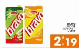 Sisa Bravo succhi vari gusti offerta