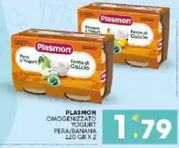 Sisa Plasmon omogenizzato yogurt pera/banana offerta