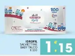 Sisa Idrofil salviettine baby talco offerta