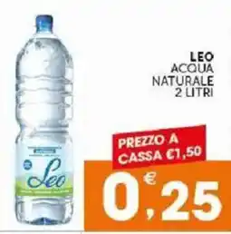 Sisa Leo acqua naturale offerta