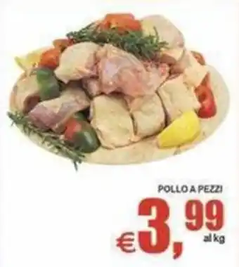 Pollo a pezzi