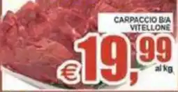 Pewex Carpaccio b/a vitellone offerta