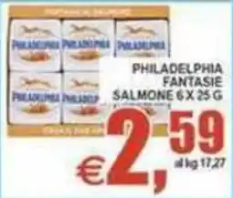 Pewex Philadelphia Fantasie Salmone offerta