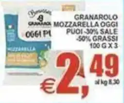 Pewex Granarolo mozzarella oggi offerta