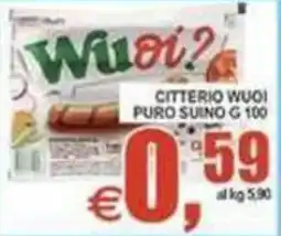 Pewex Citterio Wuoi Puro Suino G 100 offerta