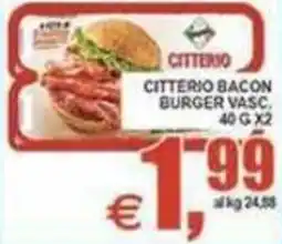 Pewex Citterio bacon burger vasc offerta