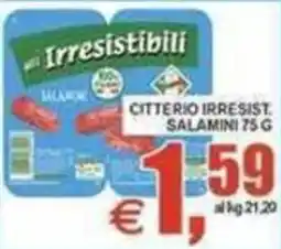 Pewex Citterio Irresist. Salamini offerta