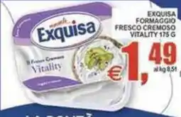 Pewex Exquisa Formaggio Fresco Cremoso Vitality offerta