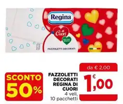 Gran mercato Fazzoletti decorati Regina di cuori offerta