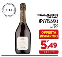 Gran mercato Miràll spumante doc offerta