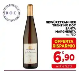 Gran mercato Gewürztraminer Santa Margherita offerta