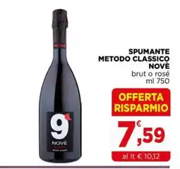 Gran mercato Spumante metodo classico Novè offerta