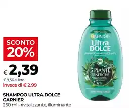 Unicoop Shampoo Ultra Dolce Garnier offerta